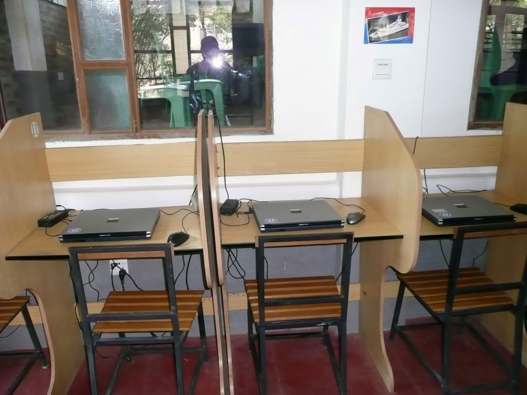 Hier ein Ausschnitt aus dem Computerraum