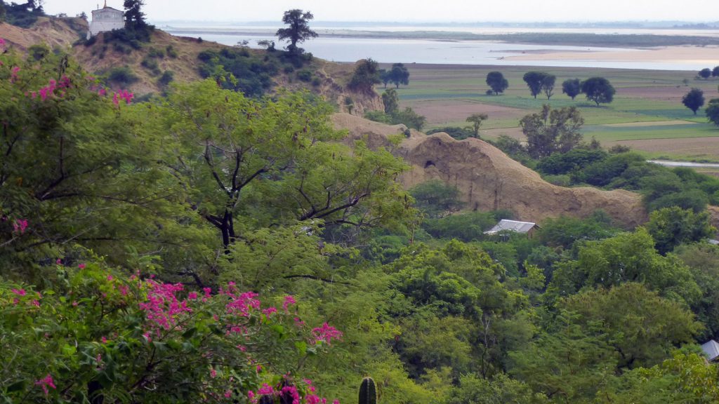 ...mit wunderbarem Blick über den Ayeyarwady