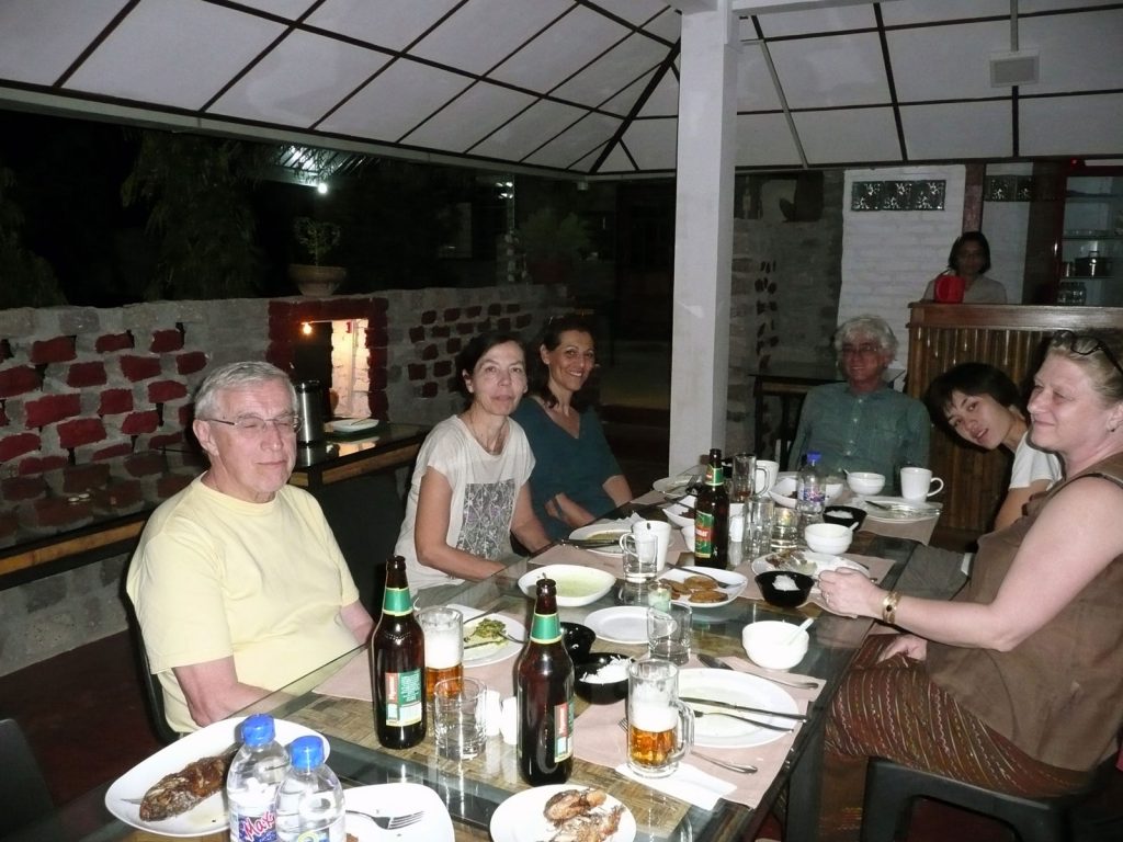 Abendessen in gemütlicher Runde
