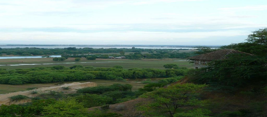 Ausblick vom Guesthouse Lei Thar Gone / Gentle Breeze Inn
