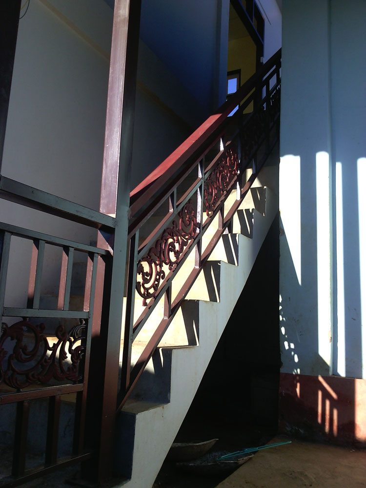 Treppe zum Obergeschoss